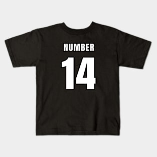 NUMBER 14 FRONT-PRINT Kids T-Shirt